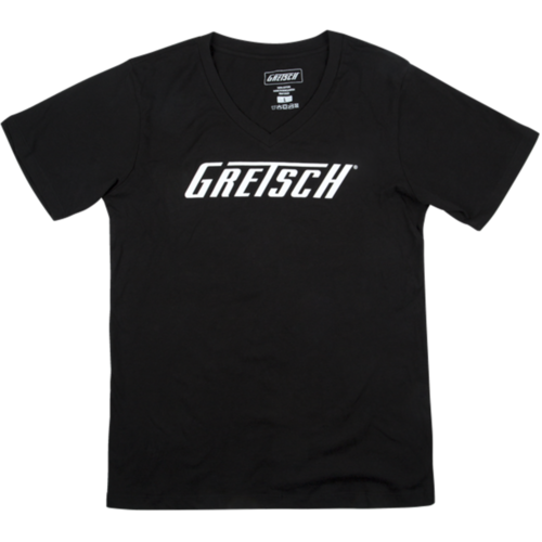 Gretsch *CLEARANCE* Gretsch Logo Ladies T-Shirt Black Medium