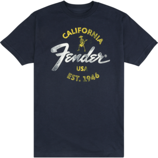 Fender Fender® Baja Blue T-Shirt Blue  Medium