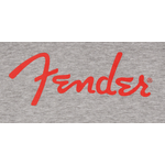 Fender Fender® Spaghetti Logo Long Sleeve Heather Grey  Medium