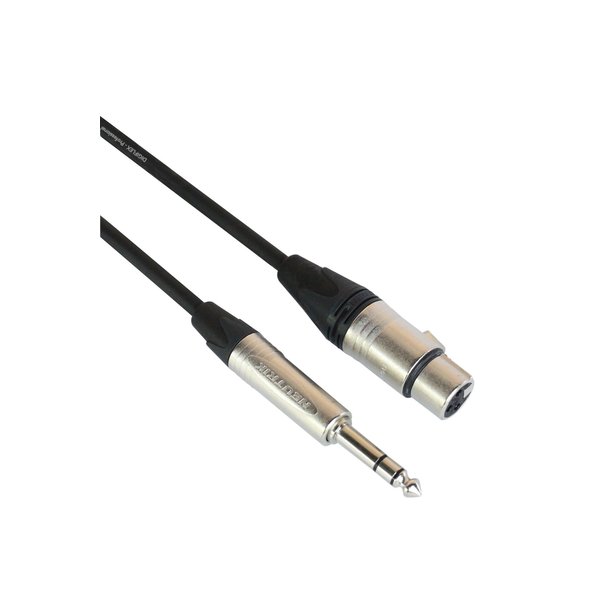 Digiflex Tour Series XLRF to 1/4 TRS 10'