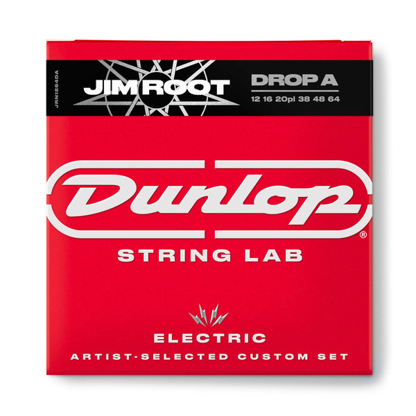 Jim Dunlop Dunlop Jim Root Signature String Lab Series Drop A Electric Guitar String Set (12-64)