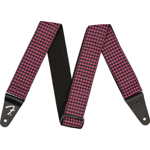 Fender Fender Houndstooth Jacquard Strap Pink 2"