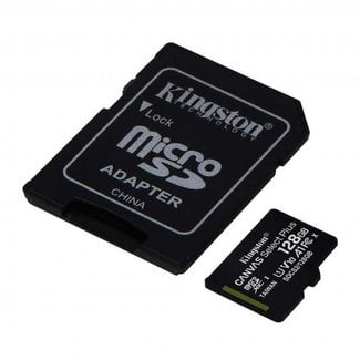 Kingston Kingston UHS-I A1 128 GB Canvas Select Plus MicroSD Card w/ SD adapter