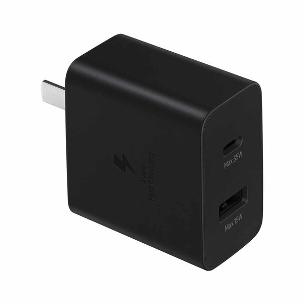 Samsung Samsung Duo Travel Adapter Wall Charger 35W with A and USB-C Ports Black