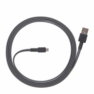 Ventev Ventev ChargeSync Flat Micro USB Cable 6ft Gray