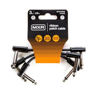 MXR MXR 3" Ribbon Patch Cable (3 Pack)