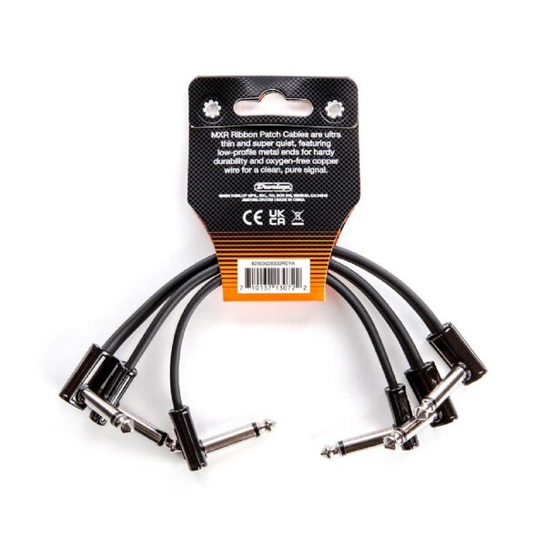 MXR MXR 6" Ribbon Patch Cable 3 Pack