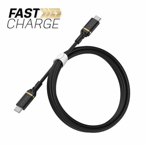 Otterbox OtterBox Charge/Sync USB-C to USB-C Fast Charge Cable 4ft Black