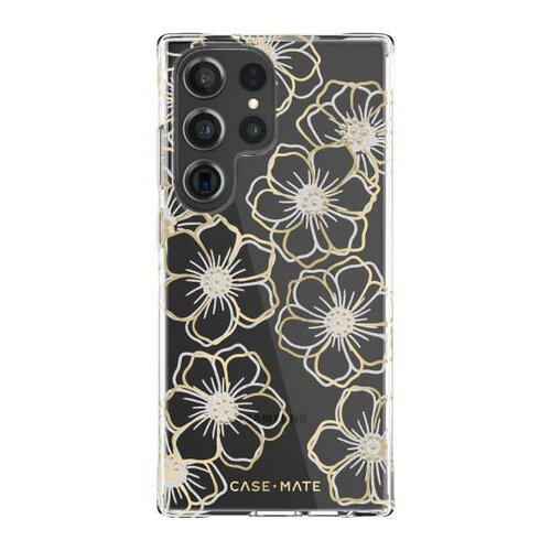 CaseMate *CL Case-Mate Floral Gems Case Silver & Gold Samsung Galaxy S23 Ultra 5G