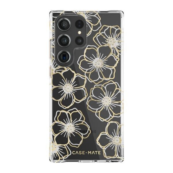 CaseMate Case-Mate Floral Gems Case Silver & Gold Samsung Galaxy S23 Ultra 5G