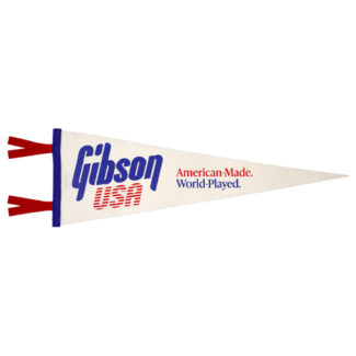 Gibson Gibson ''American Made, World Played'' Oxford Pennant