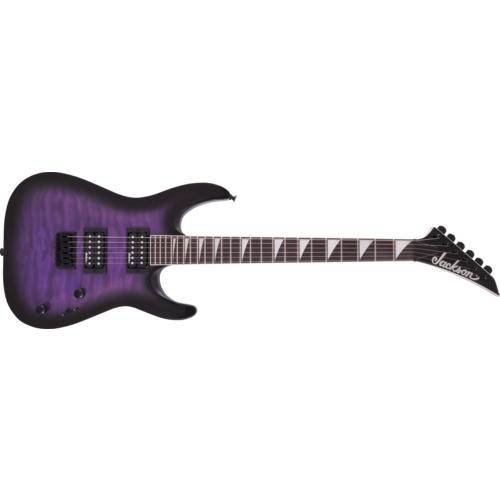 Jackson JS Series Dinky Arch Top JS32Q DKA HT Amaranth Fingerboard Transparent Purple Burst