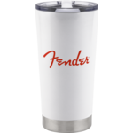 Fender Fender® Red Spaghetti Logo 20 oz Tumbler White