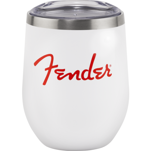 Fender Fender® Red Spaghetti Logo 12oz Tumbler White