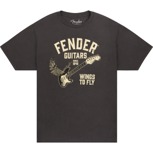 Fender Fender® Wings To Fly T-Shirt Vintage Black Small