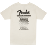 Fender Fender® World Tour T-Shirt Vintage White XL