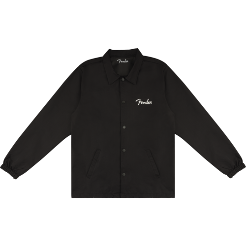 Fender Fender® Spaghetti Logo Coaches Jacket Black Medium