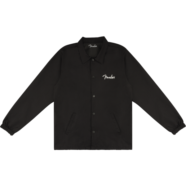 Fender Fender® Spaghetti Logo Coaches Jacket Black Medium