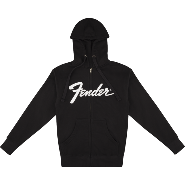 Fender Fender® Transition Logo Zip Front Hoodie Black Large