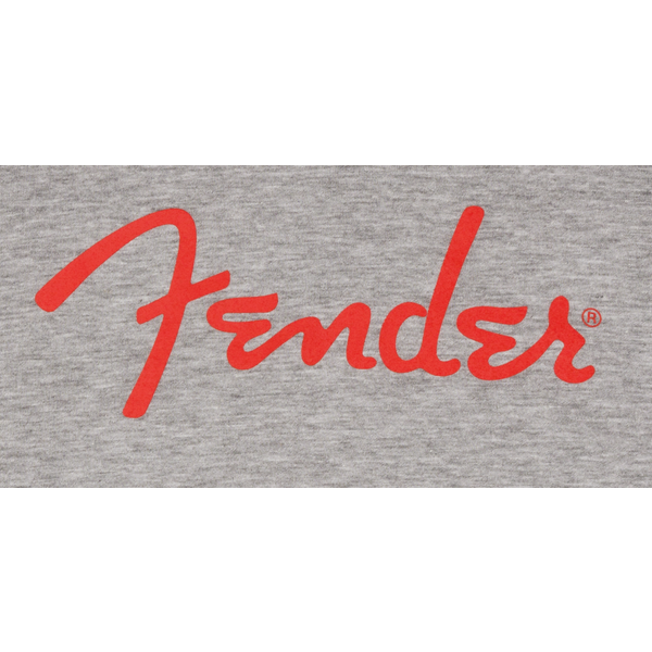 Fender Fender® Spaghetti Logo Long Sleeve T-Shirt Heather Gray X-Large