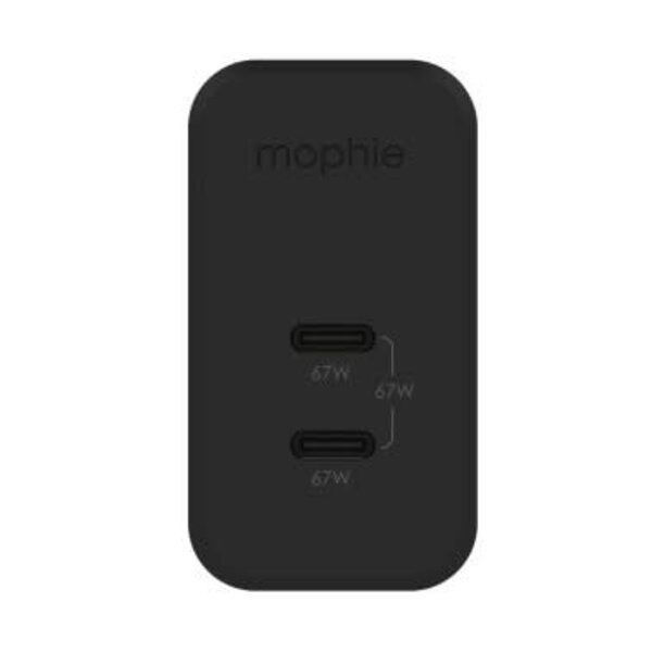 Mophie mophie 67W Dual USB-C Speedport GaN Wall Charger Black