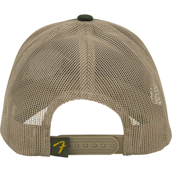 Fender Fender® Globe Pick Patch Hat Green and Khaki