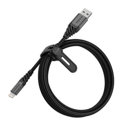 Otterbox OtterBox USB-A to Lightning Braided Charge and Sync Cable Black 2m