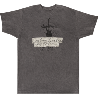 Jackson Jackson® Custom Guitar T-Shirt Charcoal Medium