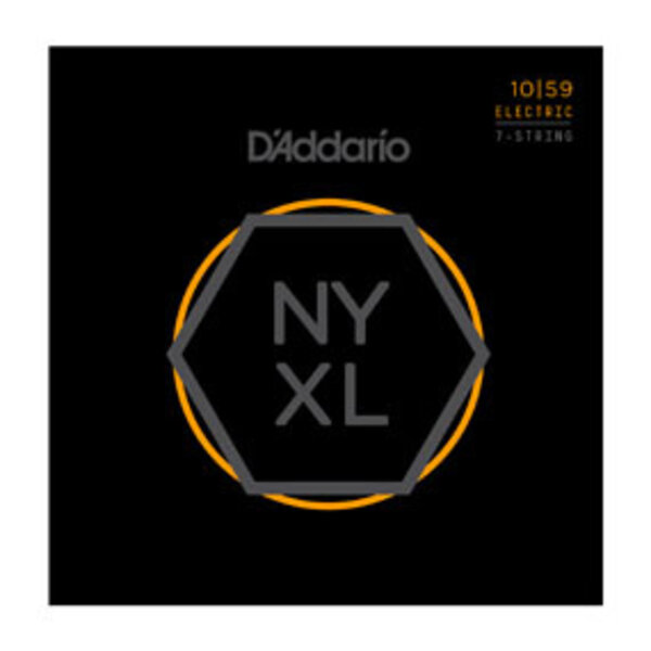 D'Addario D'Addario NYXL1059 Regular Light 7-String Electric Guitar Strings 10-59