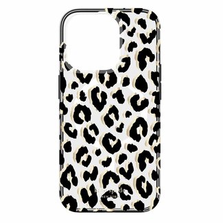 Kate Spade Kate Spade Protective Case for MagSafe City Leopard Black for iPhone 15 Pro