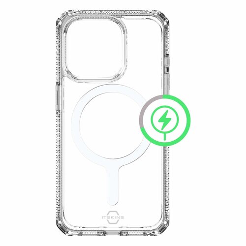 ITSKINS Hybrid_R Magclear Case Transparent for iPhone 15 Pro