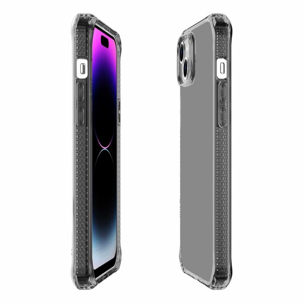 ITSKINS Spectrum_R Clear Case Smoke for iPhone 15 Plus/14 Plus