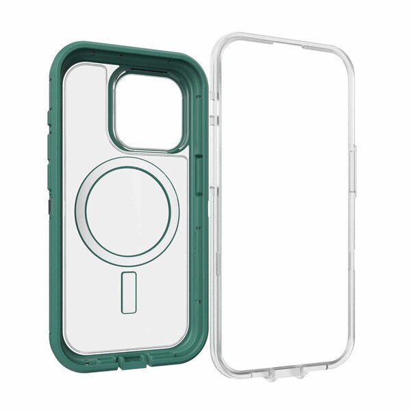 Otterbox OtterBox Defender XT Clear Protective Case Velvet Evergreen for iPhone 15 Pro