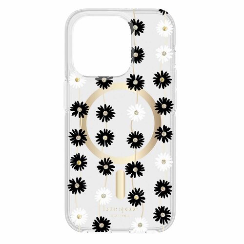 Kate Spade Multi Floral Black and White MagSafe - iPhone 15 Pro Max