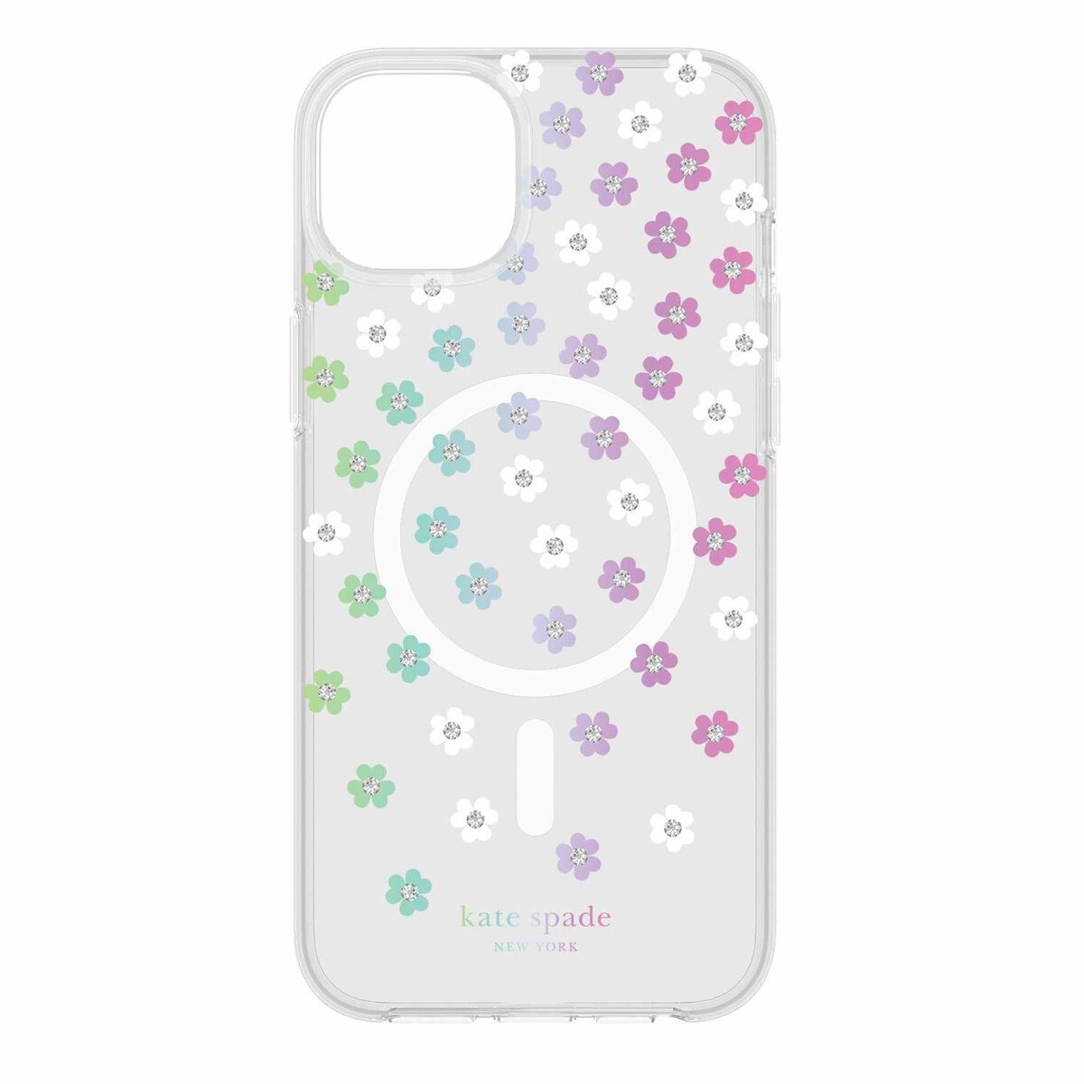 Kate Spade Protective Case for MagSafe Scattered Flowers for iPhone 15 Plus