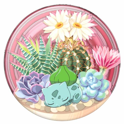 PopsSockets PopSockets PopGrip Pokemon Bulbasaur Terrarium