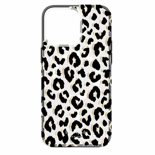 Kate Spade *CL Kate Spade Protective Case for MagSafe City Leopard Black for iPhone 15 Pro Max