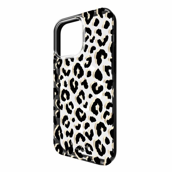Kate Spade Kate Spade Protective Case for MagSafe City Leopard Black for iPhone 15 Pro Max