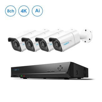 Reolink RLK8-810B4-A 8-Channel 4K PoE NVR Kit