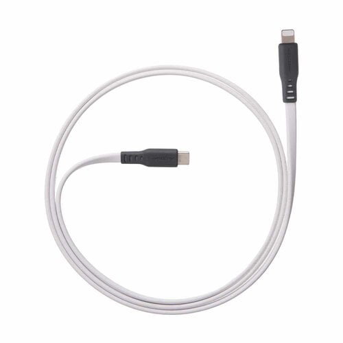 Ventev Ventev ChargeSync Flat USB-C to Lightning Cable 3ft White
