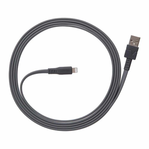 Ventev Ventev ChargeSync Flat Lightning Cable 3.3ft Gray