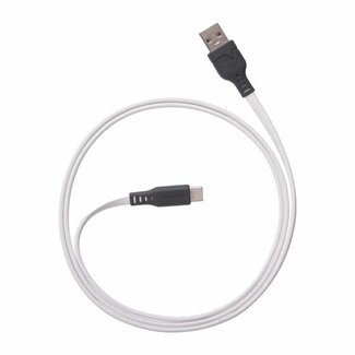Ventev Ventev Charge/Sync Flat USB-C Cable 3.3ft White