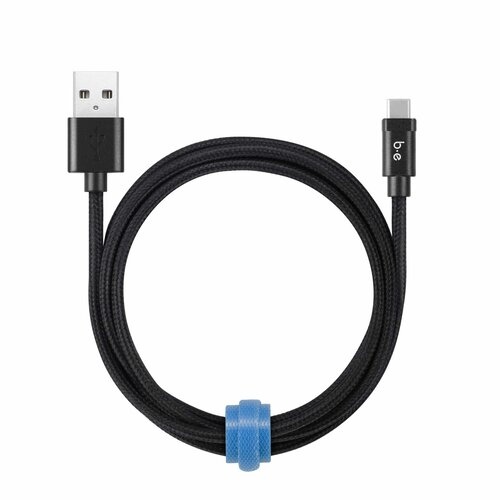 Blu Element Blu Element Braided Charge/Sync USB-C to USB-A Cable 4ft Black