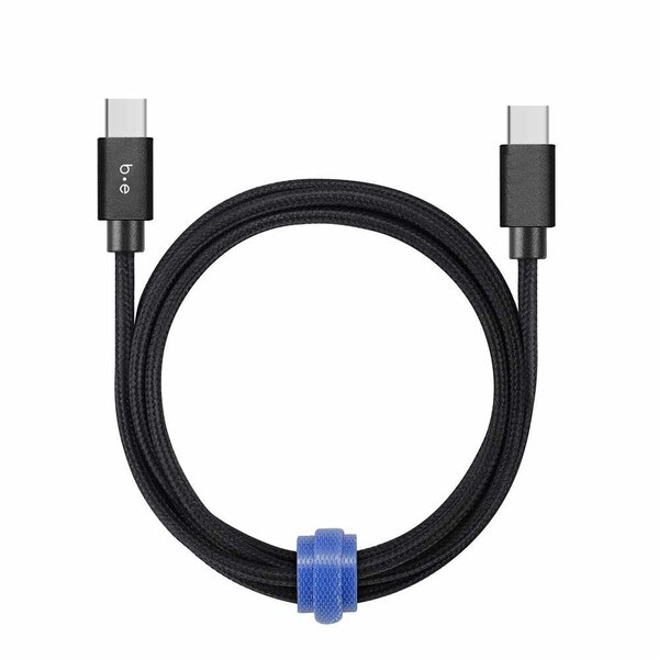 Blu Element Braided Charge/Sync USB-C to USB-C Cable 10ft Black