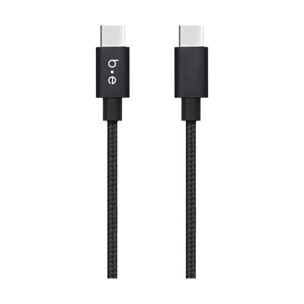 Blu Element Braided Charge/Sync USB-C to USB-C Cable 10ft Black