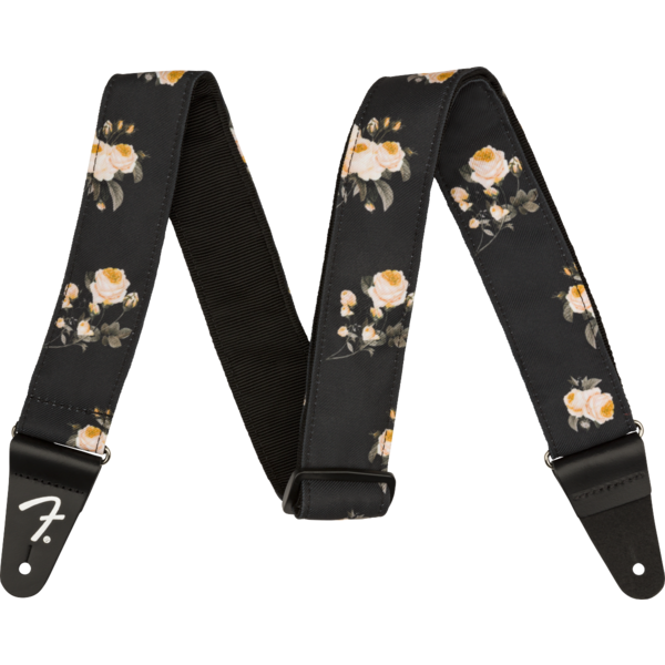 Fender Fender Floral Strap Black 2"