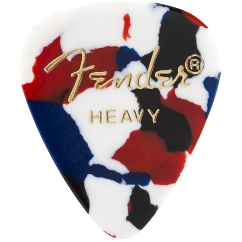 Fender Fender Classic Celluloid Confetti 351 Shape Heavy 12-pack