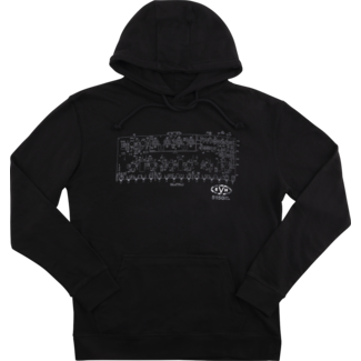 EVH® Schematic Fleece Black XX-Large