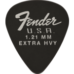 Fender Fender Dura-Tone 351 Shape Black Extra Heavy 1.21mm 12-Pack