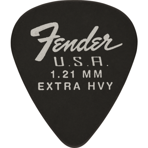 Fender Fender Dura-Tone 351 Shape Black Extra Heavy 1.21mm 12-Pack